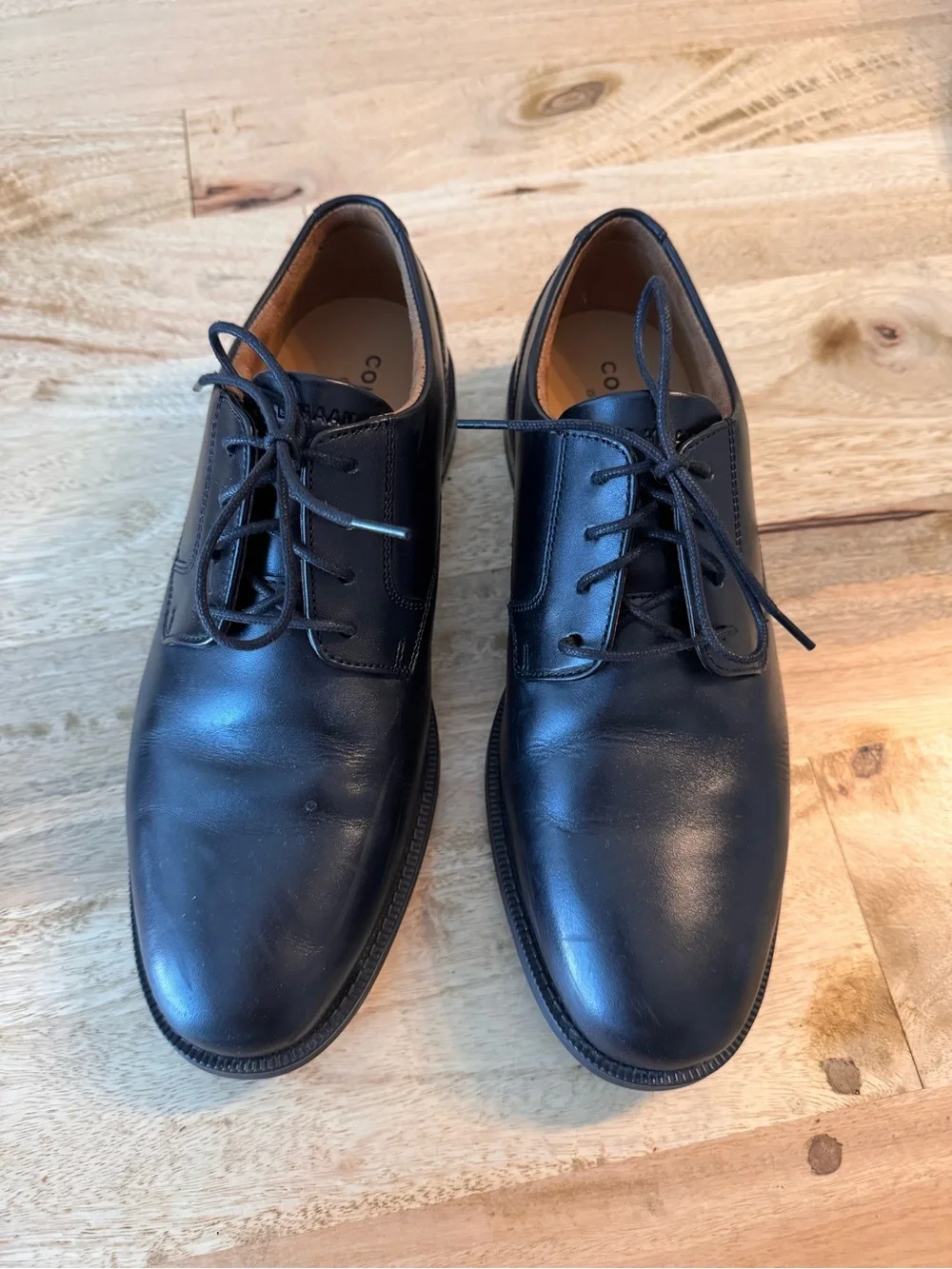 Cole Haan Grand 360 Men’s Black Leather Dress Shoes – Size 8.5